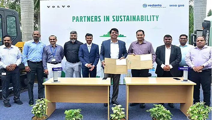 Vedanta, Volvo CE Join Hands For Clean Solutions